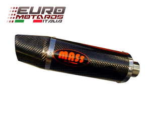 MassMoto Exhaust Slip-On Silencer Oval Full Carbon New Kawasaki ZX6R 2005-2006