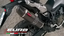 Load image into Gallery viewer, MassMoto Exhaust Silencer Oval Full Carbon Honda Africa Twin CRF 1000 L 2015-16