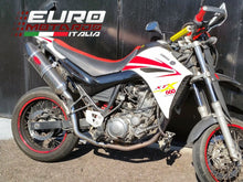 Load image into Gallery viewer, MassMoto oval full carbon dual exhaust silencers for Yamaha XT 660 X/R all years — Euro Motards