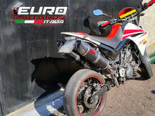 Load image into Gallery viewer, MassMoto oval full carbon dual exhaust silencers for Yamaha XT 660 X/R all years — Euro Motards