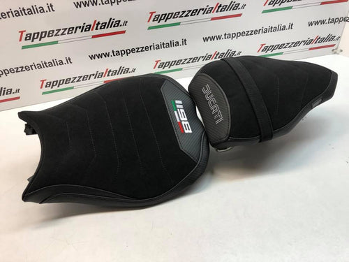 Ducati 1198 Tappezzeria Italia Comfort Foam Seat Cover Velvet Effect New
