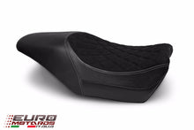 Load image into Gallery viewer, Luimoto Diamond Suede Seat Cover For Harley Davidson Street 500 750 2016-2021