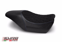 Load image into Gallery viewer, Luimoto Diamond Suede Seat Cover For Harley Davidson Street 500 750 2016-2021