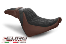 Load image into Gallery viewer, Luimoto Hex-Diamond Suede Tec-Grip Seat Cover For Harley Davidson Fat Bob 18-20