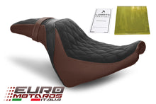 Load image into Gallery viewer, Luimoto Hex-Diamond Suede Tec-Grip Seat Cover For Harley Davidson Fat Bob 18-20