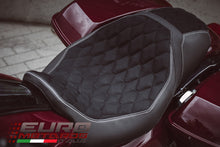 Load image into Gallery viewer, Luimoto Hex-Diamond Suede Seat Cover For Harley Davidson Road+Street Glide 11-20