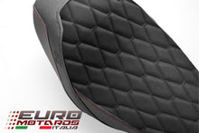 Load image into Gallery viewer, Luimoto Hex-Diamond Suede TecGrip Seat Cover For Harley Davidson Iron 1200 18-20