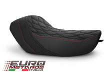 Load image into Gallery viewer, Luimoto Hex-Diamond Suede TecGrip Seat Cover For Harley Davidson Iron 1200 18-20