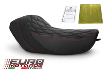 Load image into Gallery viewer, Luimoto Hex-Diamond Suede TecGrip Seat Cover For Harley Davidson Iron 1200 18-20