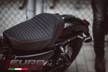 Load image into Gallery viewer, Luimoto Classic Suede Tec-Grip Seat Cover For Harley Davidson Iron 1200 2018-20