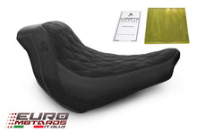 Load image into Gallery viewer, Luimoto HEX-R Suede Tec-Grip Seat Cover For Harley Davidson Low-Rider S 2016-20
