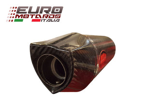 MassMoto Exhaust Slip-On Silencer Oval Full Carbon Ducati Hypermotard 821 939
