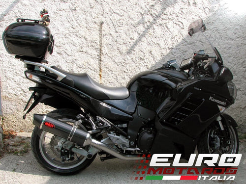 MassMoto Exhaust Silencer Oval Full Carbon Kawasaki GTR 1400 Concours 2007-2016