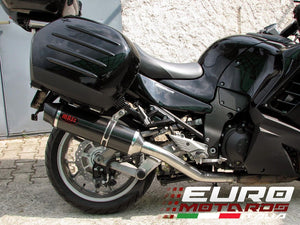 MassMoto Exhaust Silencer Oval Full Carbon Kawasaki GTR 1400 Concours 2007-2016