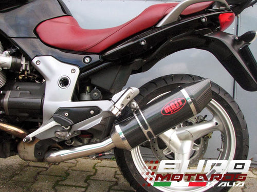 MassMoto Exhaust Silencer Oval Full Carbon New Moto Guzzi Breva 850 1100 1200