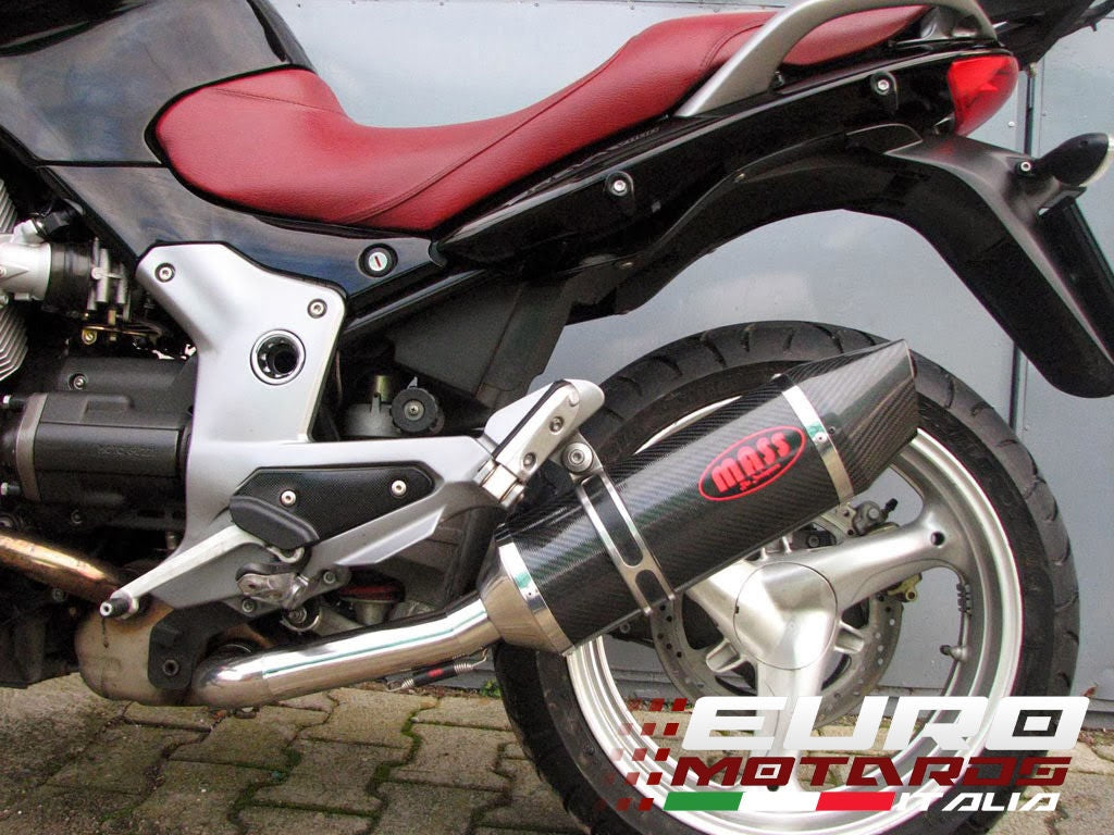 MassMoto Exhaust Silencer Oval Full Carbon New Moto Guzzi Breva 850 1100 1200