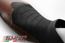 Load image into Gallery viewer, Luimoto Cafe Suede Seat Cover Rider 5 Colors For Moto Guzzi Norge GT 8V 2011-18