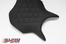 Load image into Gallery viewer, Luimoto Diamond Suede Seat Cover + Cowl Pad Cover For Ducati MH900E 2001-2002
