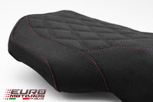Load image into Gallery viewer, Luimoto Diamond Suede Seat Cover + Cowl Pad Cover For Ducati MH900E 2001-2002