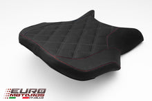 Load image into Gallery viewer, Luimoto Diamond Suede Seat Cover + Cowl Pad Cover For Ducati MH900E 2001-2002
