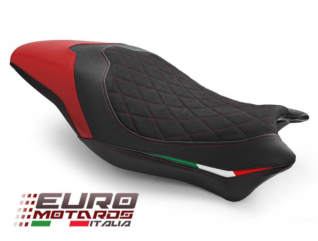 Luimoto Diamond Suede Seat Cover 3 Colors For Ducati Monster 821 1200 2017-2021
