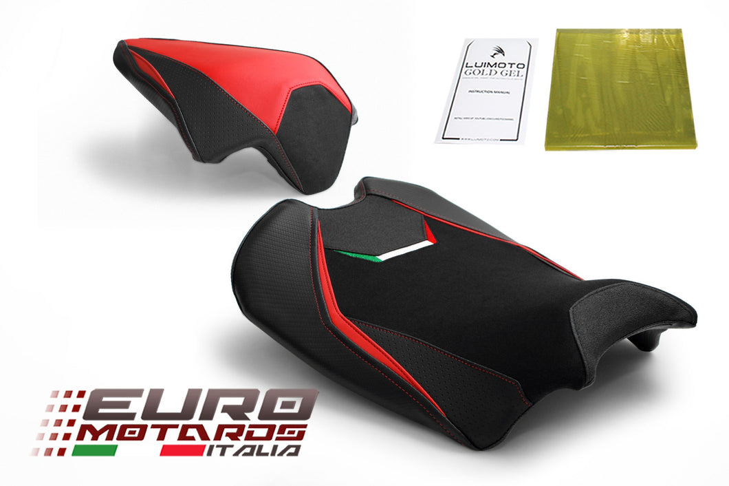 Luimoto Veloce Suede Tec-Grip Seat Cover For Set New For Ducati Panigale V4 2018