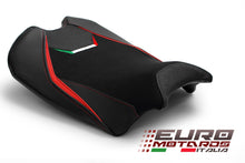 Load image into Gallery viewer, Luimoto Veloce Suede Tec-Grip Seat Cover Rider For Ducati Panigale V4 2018-2021