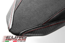 Load image into Gallery viewer, Luimoto Corsa Suede Tec-Grip Seat Cover Set New For Ducati Panigale V4 2018