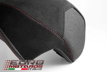 Load image into Gallery viewer, Luimoto Corsa Suede Tec-Grip Seat Cover Set New For Ducati Panigale V4 2018