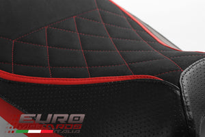 Luimoto Diamond Sport Suede Seat Cover Set New For Ducati Panigale V4 2018