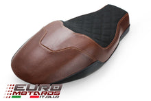 Load image into Gallery viewer, Luimoto Diamond Suede Seat Cover For Ducati Scrambler Cafe Racer 2017-2021