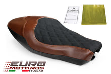 Load image into Gallery viewer, Luimoto Diamond Suede Seat Cover For Ducati Scrambler Cafe Racer 2017-2021