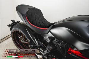 Luimoto Diamond Sport Suede Seat Cover 2 Colors For Ducati Diavel 1260 2019-2020