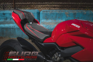 Luimoto Veloce Tec-Grip Suede Seat Covers Set For Ducati Streetfighter V4 2020