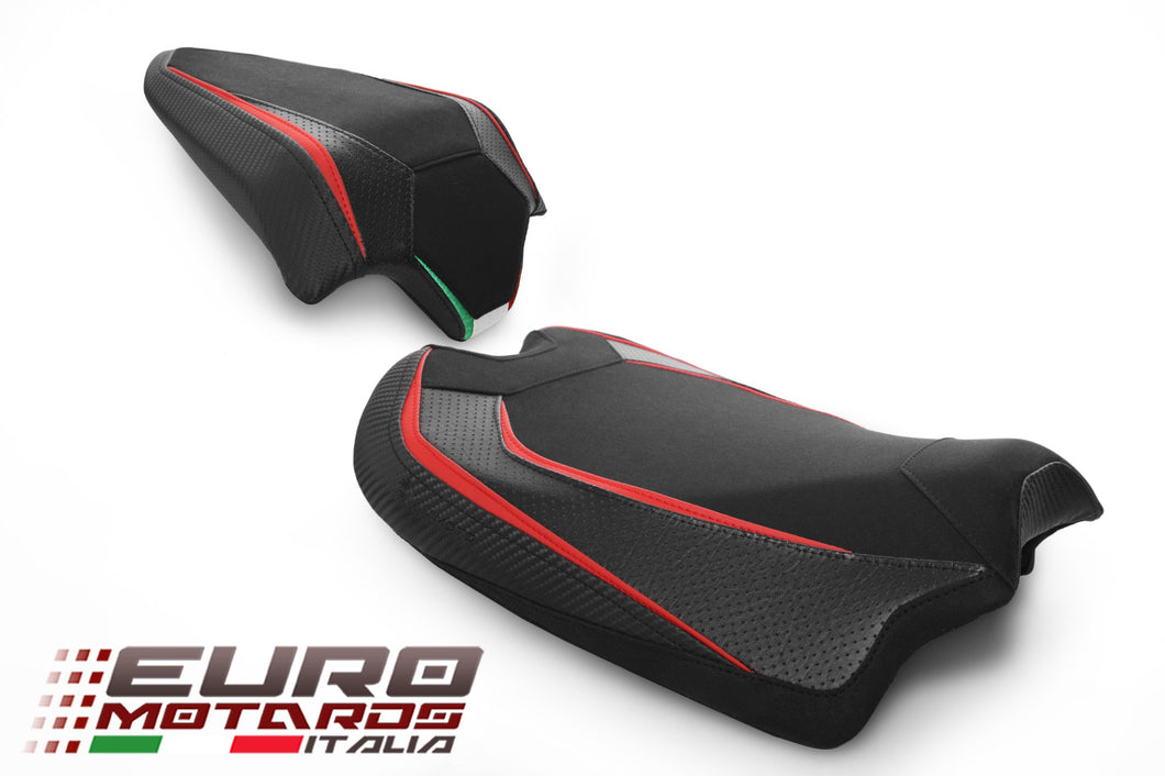 Luimoto Veloce Tec-Grip Suede Seat Covers Set For Ducati Streetfighter V4 2020