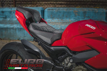 Load image into Gallery viewer, Luimoto Diamond Grezzo Suede Seat Covers Set For Ducati Streetfighter V4 2020