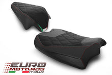 Load image into Gallery viewer, Luimoto Diamond Grezzo Suede Seat Covers Set For Ducati Streetfighter V4 2020