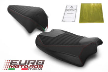 Load image into Gallery viewer, Luimoto Corsa Suede Tec-Grip Seat Covers Set For Ducati Streetfighter V4 2020