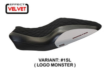 Load image into Gallery viewer, Ducati Monster 821 1200 2014-2016 Tappezzeria Italia Andorra Velvet Seat Cover