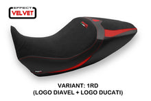 Load image into Gallery viewer, Ducati Diavel 1260 2019-2020 Tappezzeria Italia Saranda Velvet Effect Seat Cover