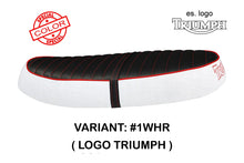 Load image into Gallery viewer, Triumph Scrambler Flat 2006-2014 TPZ Italia Line-SC Seat Cover 7 Colors