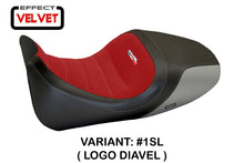 Load image into Gallery viewer, Ducati Diavel 1200 2015-2018 Tappezzeria Italia Imola-2 Velvet Effect Seat Cover