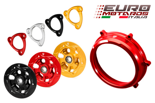 CNC Racing Clutch Cover+Spring Retainer+Pressure Plate R For Ducati Panigale 959
