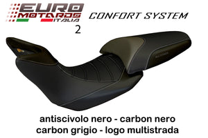 Ducati Multistrada 1200 1260 2015-2018 Tappezzeria Noto2 Comfort Foam Seat Cover
