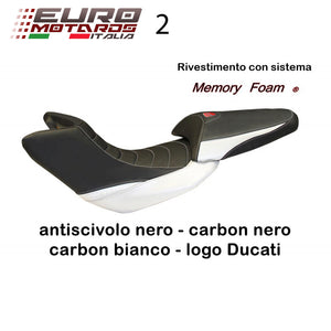 Ducati Multistrada 1200 2010-11 Tappezzeria Stefano Carb Comfort Foam Seat Cover