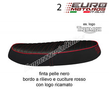 Load image into Gallery viewer, Triumph Scrambler / Bonneville 2006-2015 TPZ Italia Seat Cover Line New