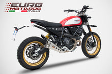 Load image into Gallery viewer, Ducati Scrambler Desert Sled Zard Exhaust Low Mounted Version SlipOn Silencer