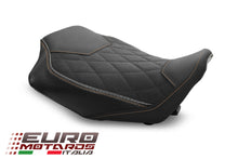 Load image into Gallery viewer, Luimoto Diamond Sport Vintage Suede Rider Seat Cover For Honda CB650R 2019-2022