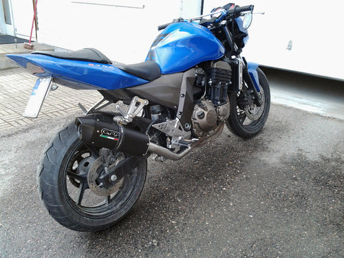 Kawasaki Z750 2004-2006 GPR Exhaust Systems Furore Black Slipon Muffler Silencer