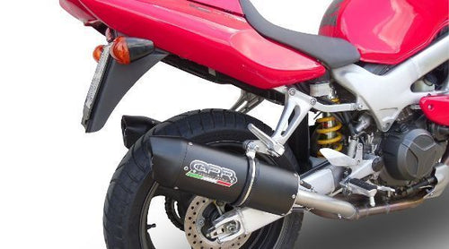 Honda VTR1000F Firestorm Superhawk GPR Exhaust Furore Black Dual Slipon Mufflers